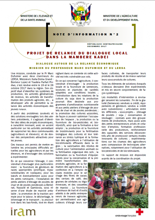 Lire :Lire la note d'information n°2